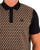 Fila Gold Monogram Polo Shirt Black