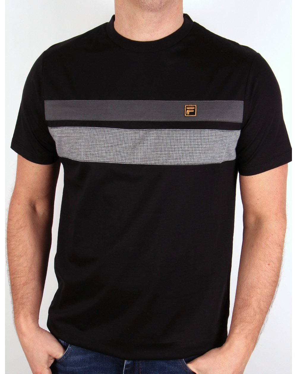 Fila Gold Piaggo T-Shirt Schwarz