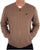 Fila Gold Pointelle Knit Track Top Mocha