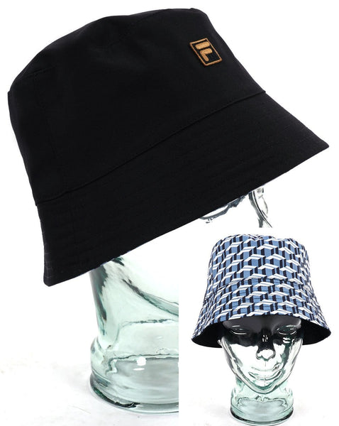 Fila Gold Reversible Hoax Bucket Hat Black/Blue