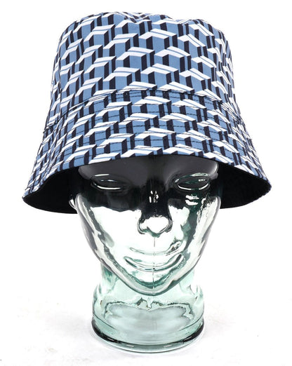 Fila Gold Reversible Hoax Bucket Hat Schwarz/Blau