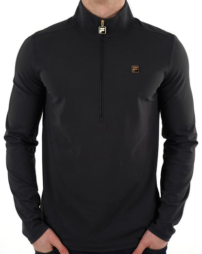 Fila Gold Zip Midlayer Schwarz