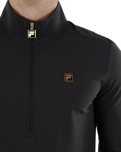Fila Gold Zip Midlayer Schwarz