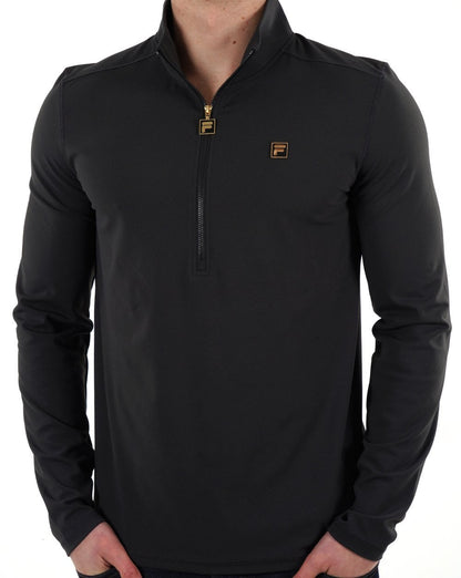 Fila Gold Zip Midlayer Schwarz