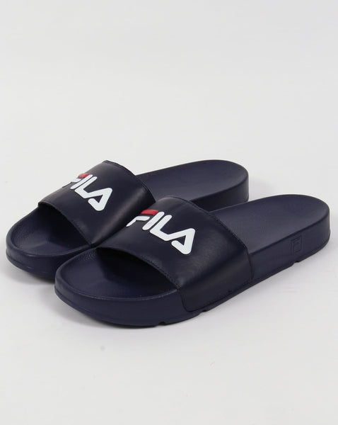 Fila Heritage Drifter Pool Sliders Navy