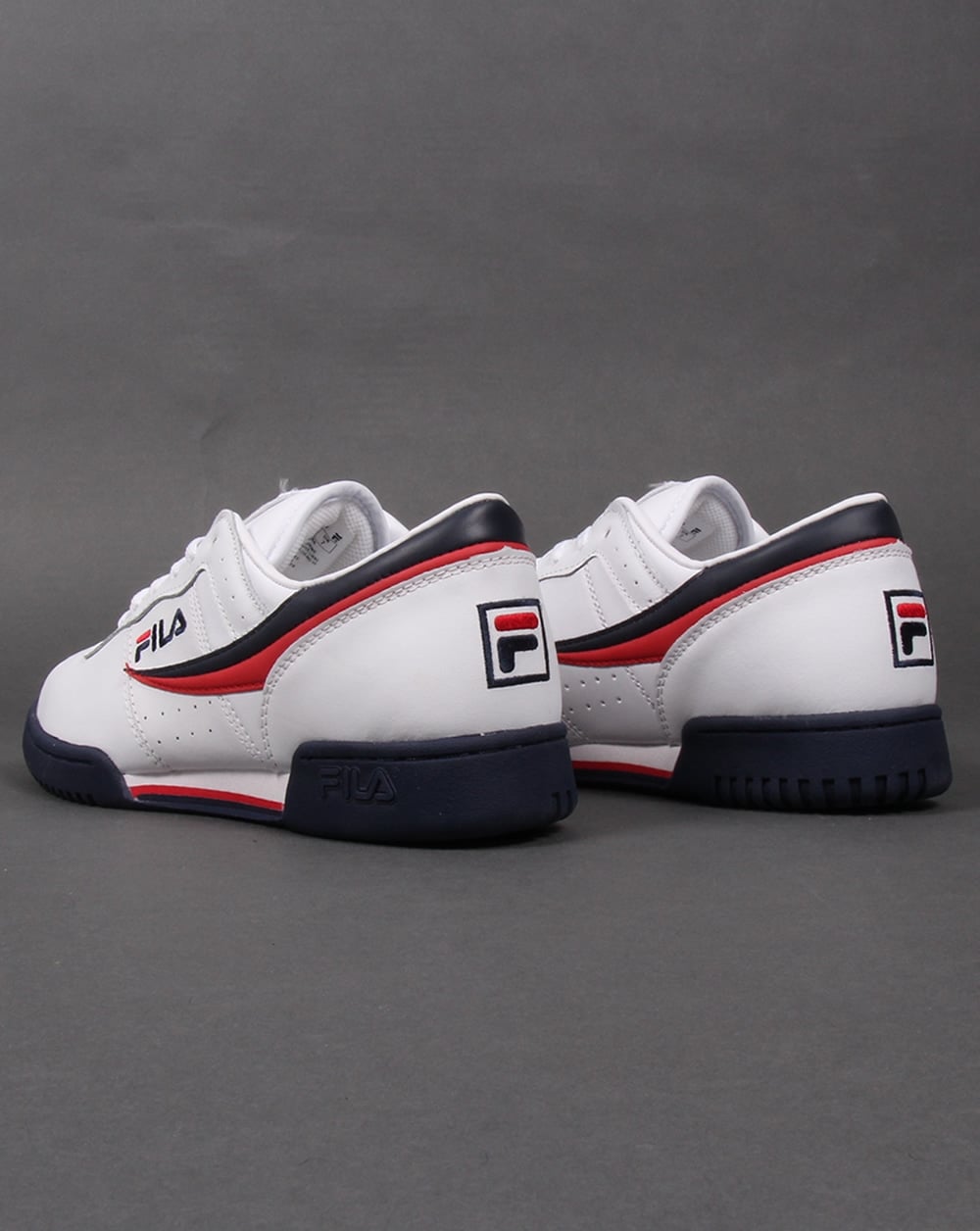 Fila Heritage Original Fitness-Sneaker Weiß/Marineblau/Rot