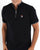 Fila Vintage 1/4 Zip Polo Black/Grey