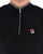 Fila Vintage 1/4 Zip Polo Black/Grey