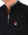 Fila Vintage 1/4 Zip Polo Black/Grey