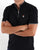 Fila Vintage 1/4 Zip Polo Black/Grey