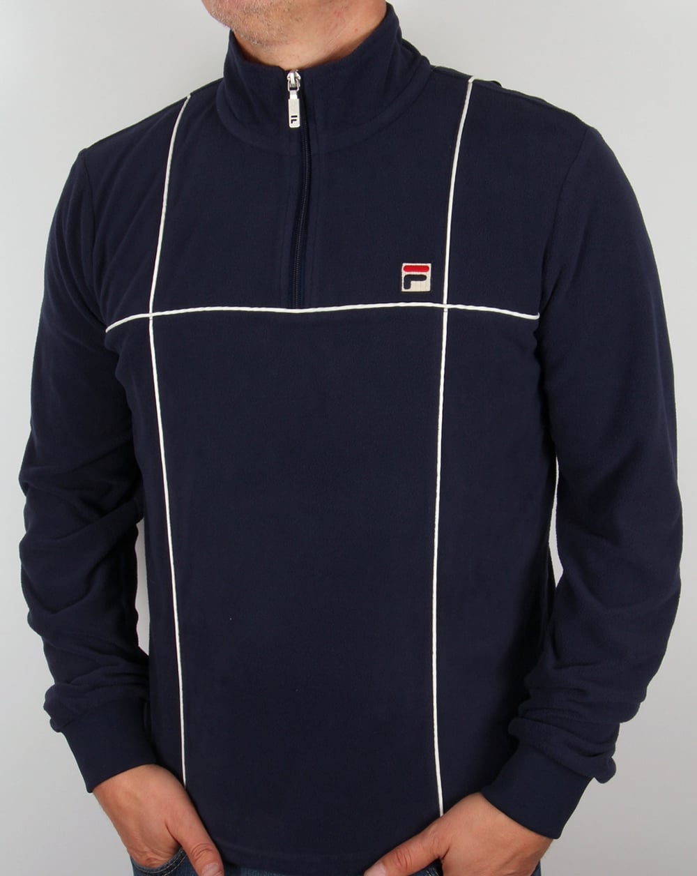 Fila Vintage 1/4 Zip Terrinda Microfleece Navy