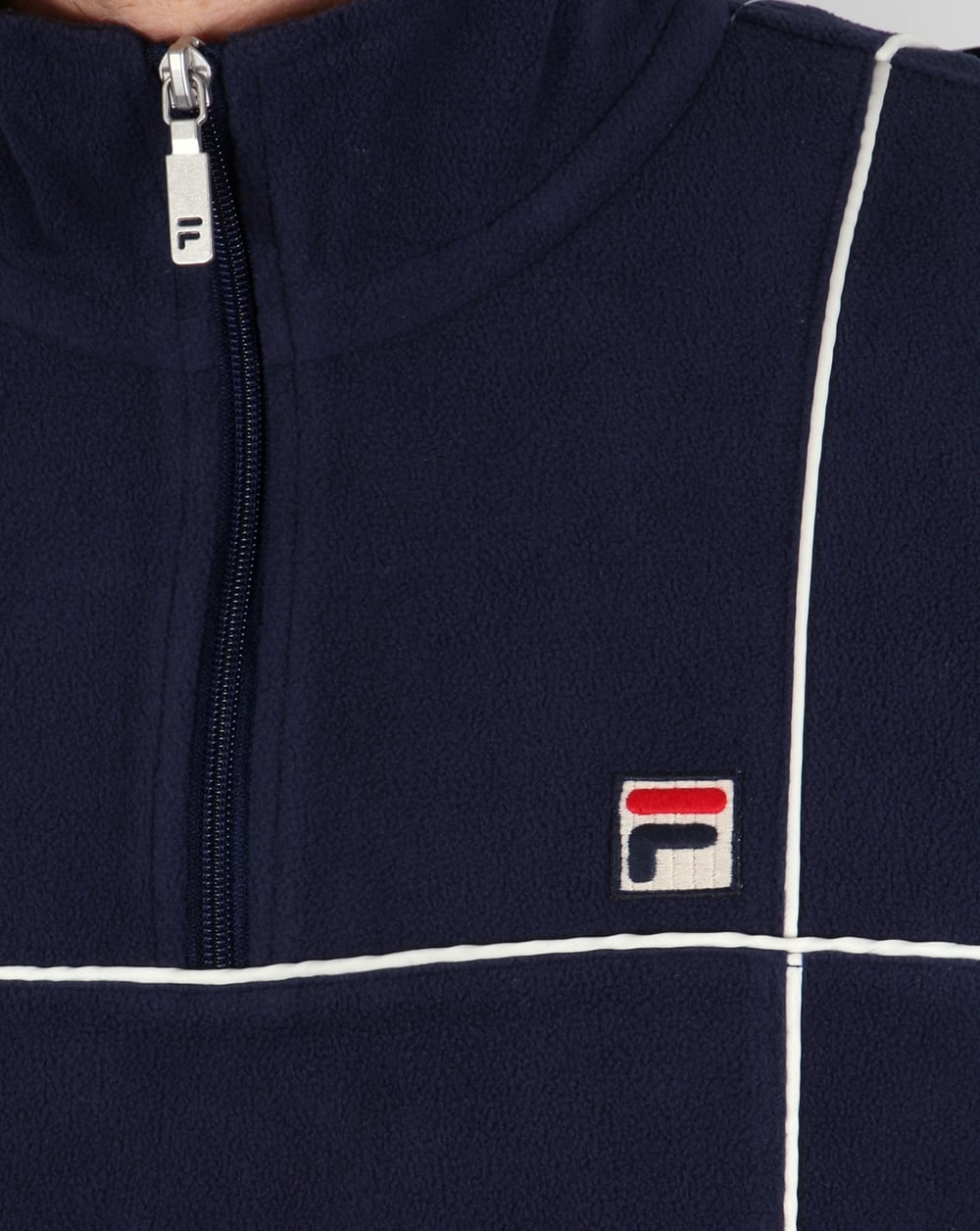 Fila Vintage 1/4 Zip Terrinda Microfleece Navy