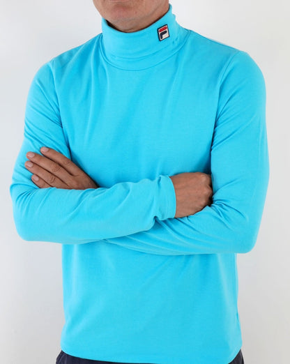 Fila Vintage 19th Rollkragenpullover Aquablau