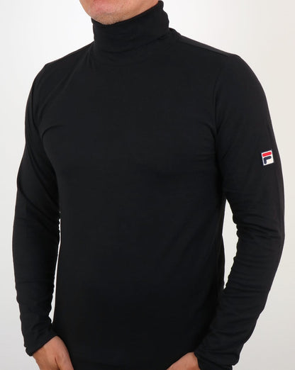Fila Vintage 20th Rollkragen Schwarz