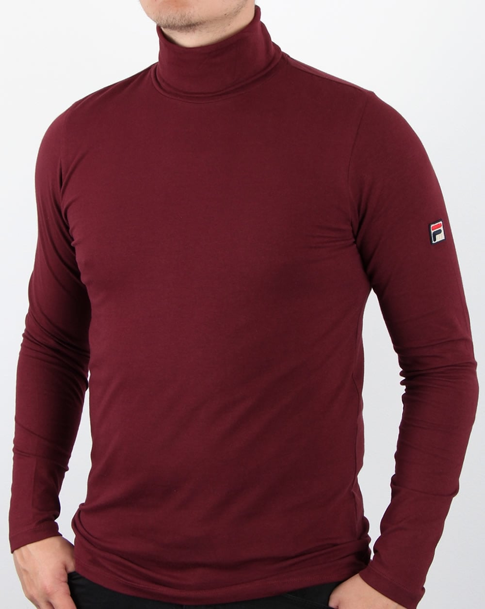 Fila Vintage 20th Rollkragenpullover Rum Raisin