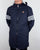 Fila Vintage 4 stripe Hooded Parka Navy