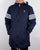 Fila Vintage 4 stripe Hooded Parka Navy