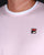 Fila Vintage 4 Stripe Ringer T-shirt Pink/White