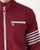 Fila Vintage 5 Stripe Jacket Claret/Sky Blue