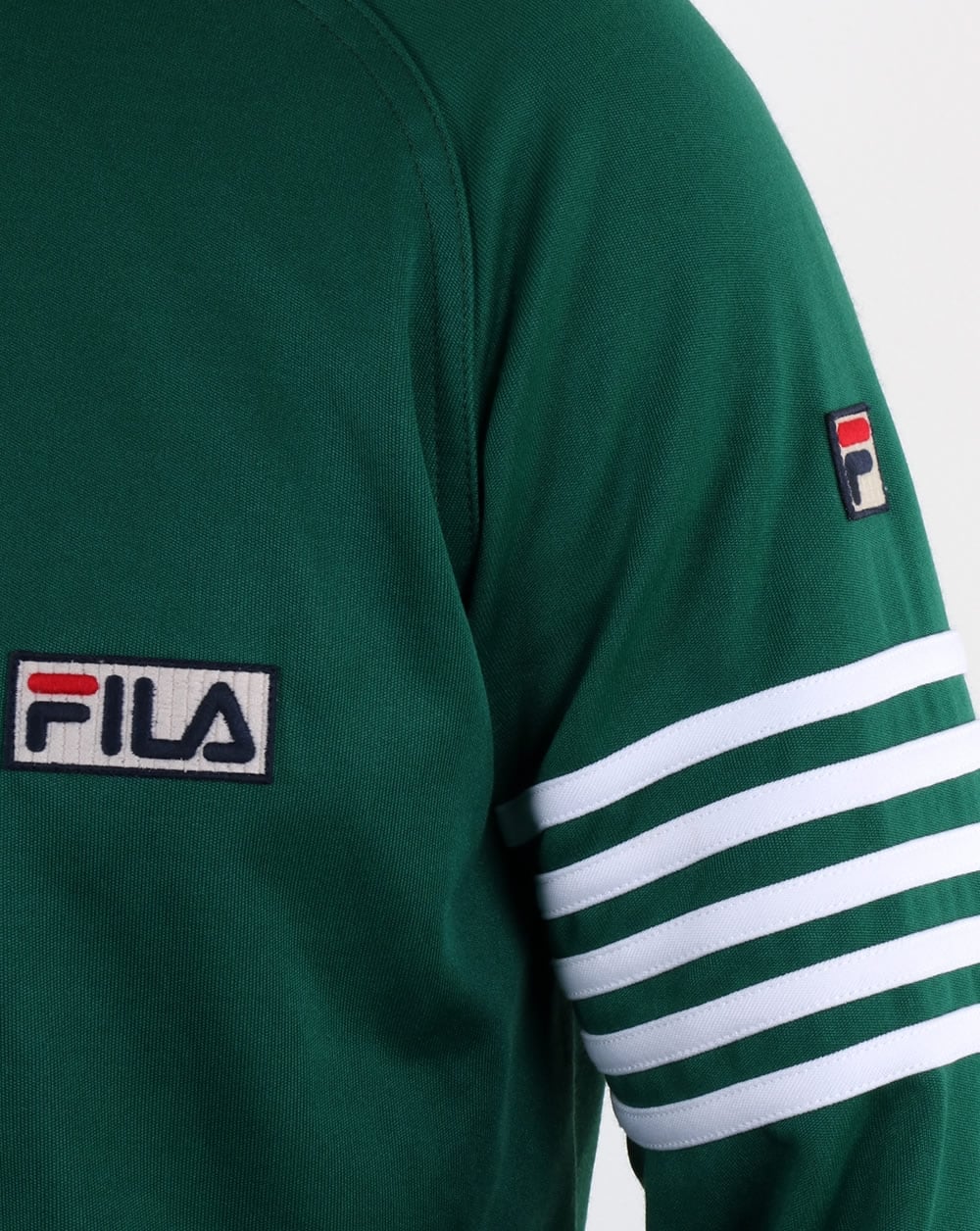 Fila Vintage 5-Streifen-Trainingsjacke Evergreen