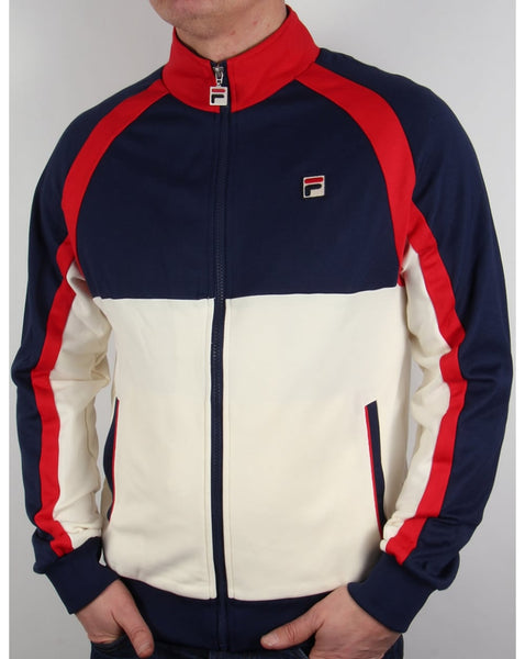Fila Vintage 70s Original Track Top Navy/red/gardenia