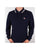 Fila Vintage Ace Long Sleeve Polo Shirt Navy