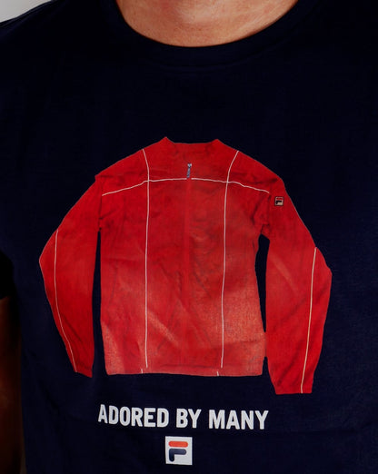 Fila Vintage Adored Terrinda T-Shirt Marineblau