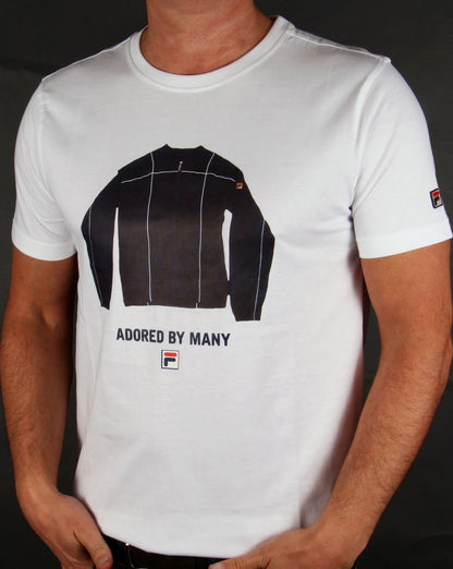 Fila Vintage Adored Terrinda T-Shirt Weiß