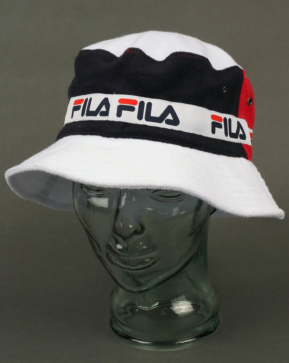 Fila Vintage Alis Bucket Hat Navy