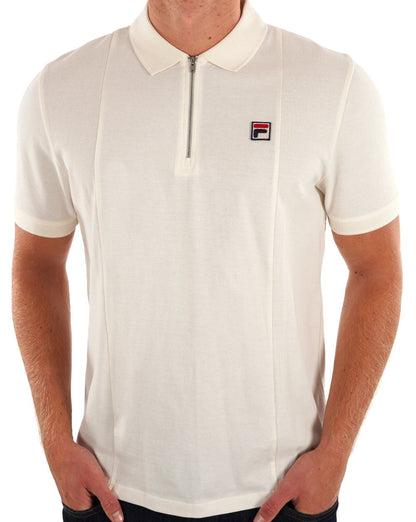 Fila Vintage Anton Poloshirt Gardenia