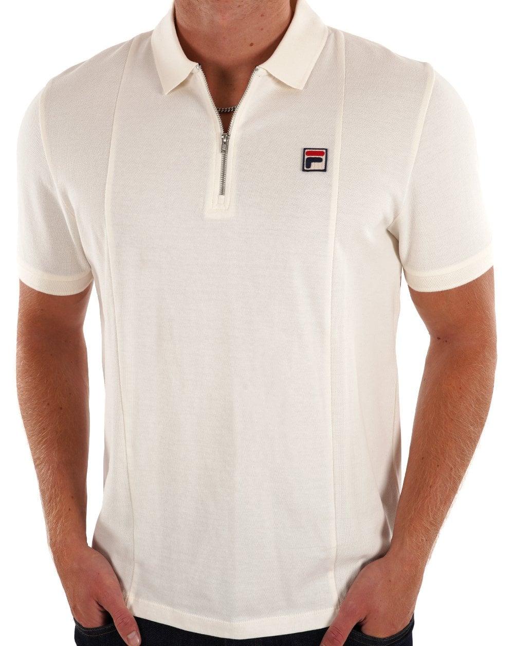 Fila Vintage Anton Poloshirt Gardenia