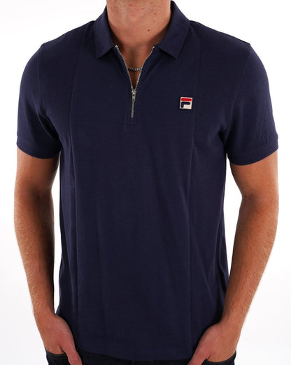 Fila Vintage Anton Poloshirt, Marineblau
