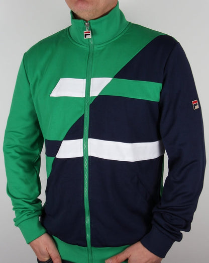 Fila Vintage Azzaro Trainingsjacke Kelly Green/Marineblau