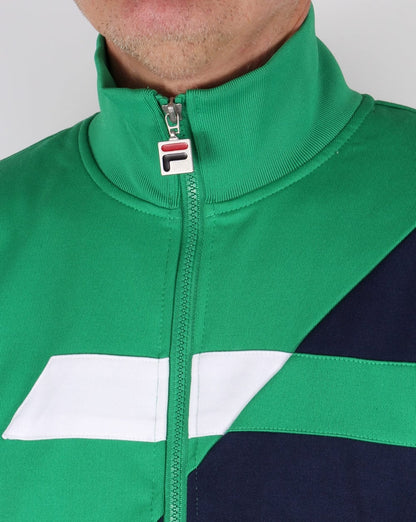 Fila Vintage Azzaro Trainingsjacke Kelly Green/Marineblau
