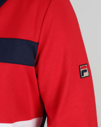 Fila Vintage Azzaro Track Top Marine/Rot