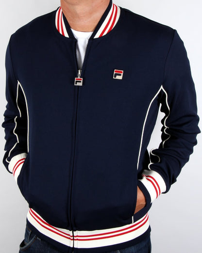Fila Vintage Bara Trainingsoberteil Marineblau