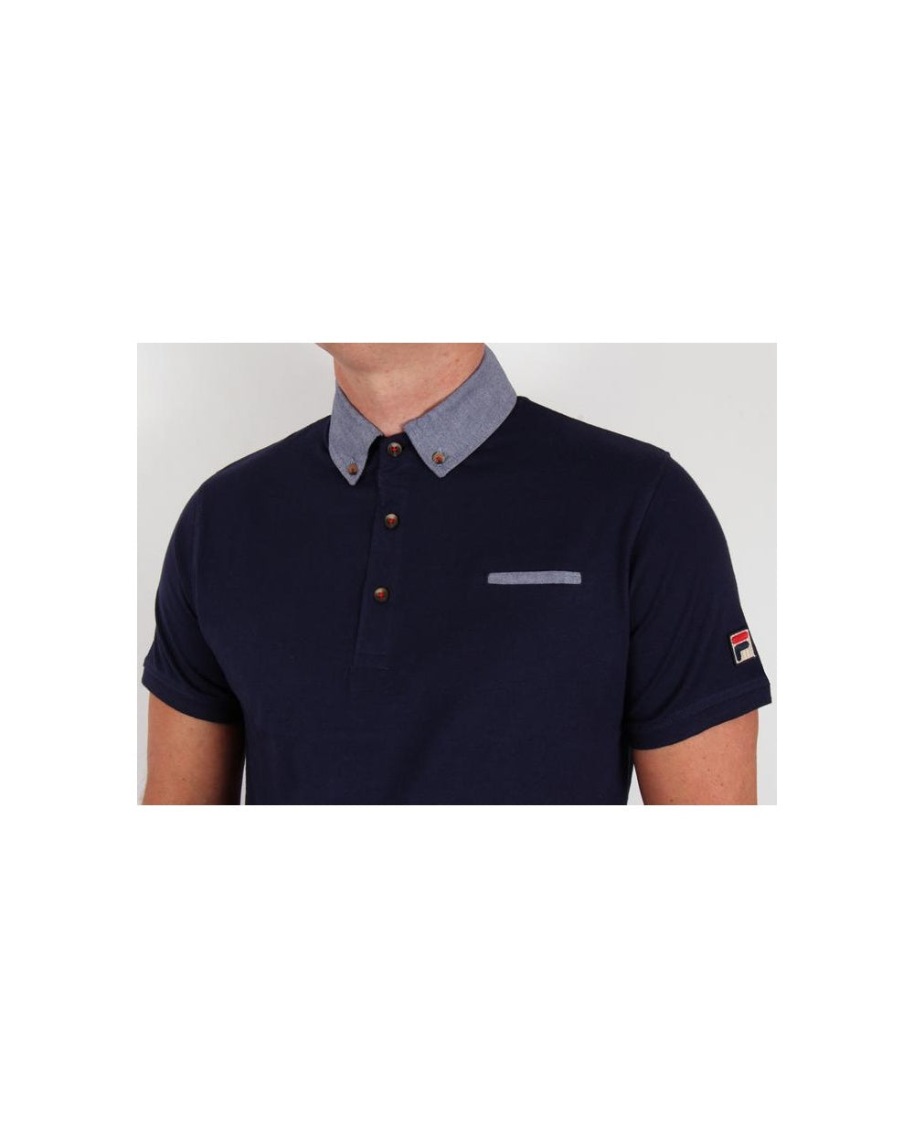 Fila Vintage Barazze Poloshirt Marineblau 
