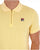 Fila Vintage Benjamin Waffle Zip Polo Light Yellow