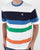 Fila Vintage Block Multi Stripe T Shirt White