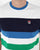 Fila Vintage Block Multi Stripe T Shirt White
