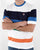 Fila Vintage Block Multi Stripe T Shirt White
