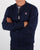 Fila Vintage Borg Collar Fleece Top Navy