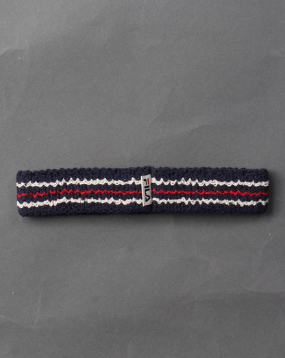 Fila Vintage Borg Stirnband Marine