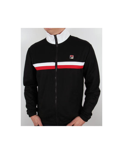 Fila Vintage Bowbreaker 2 Trainingsjacke Schwarz/Weiß/Rot 