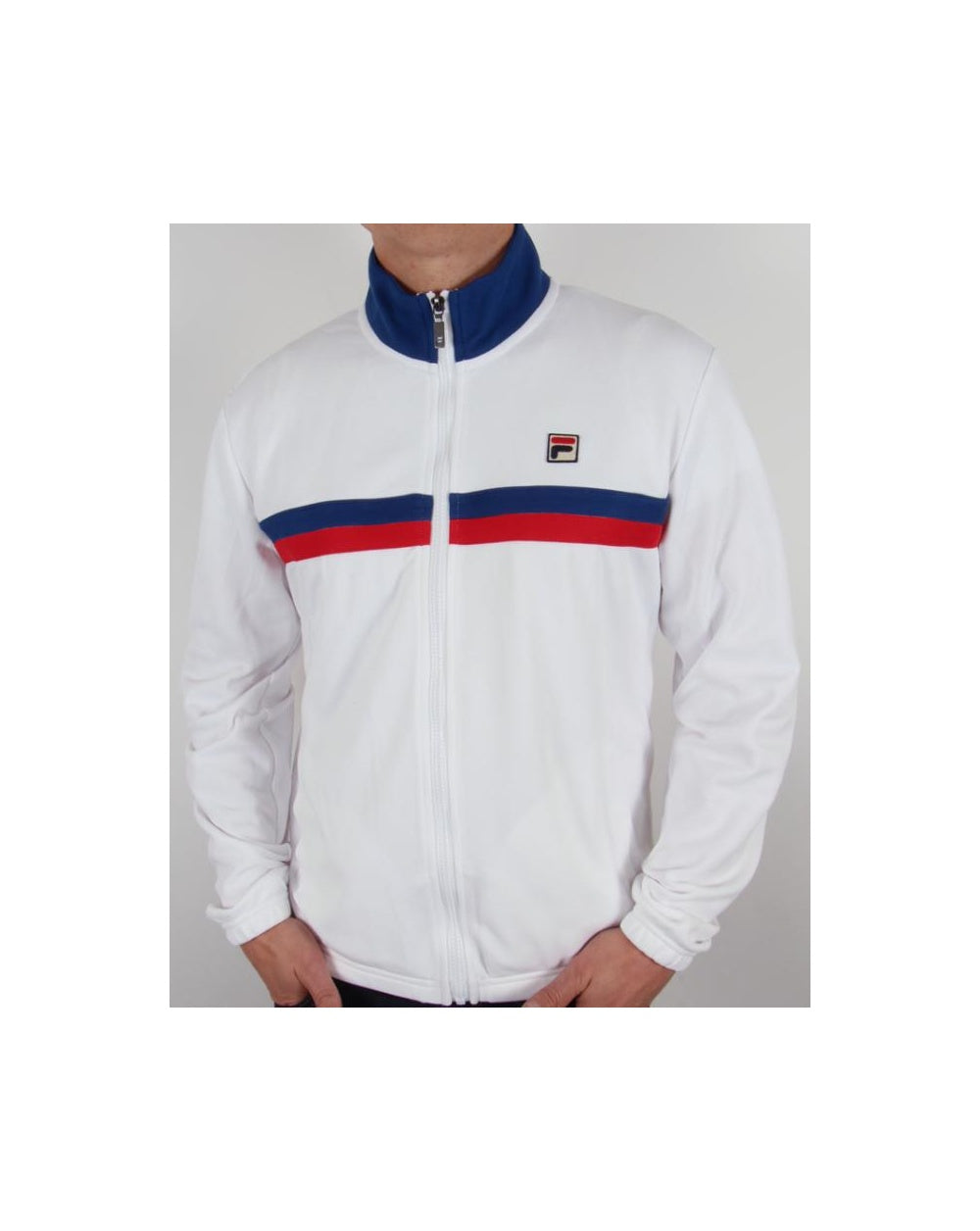 Fila Vintage Bowbreaker 2 Trainingsjacke Weiß/Italia Blau/Rot