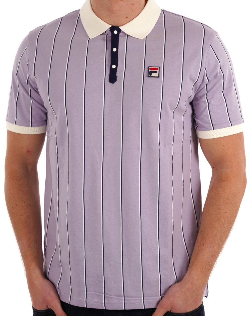 Fila Vintage Brett Poloshirt Flieder