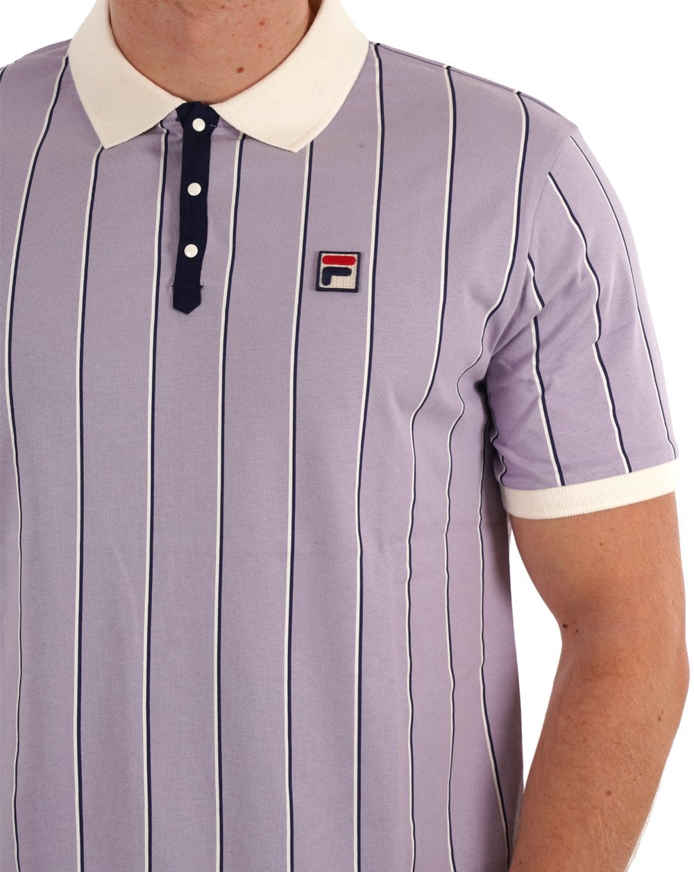 Fila Vintage Brett Poloshirt Flieder