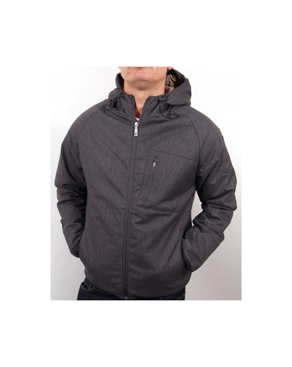 Fila Vintage Buffon Wattierte Jacke Grau
