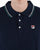 Fila Vintage Cable Knit Polo Navy