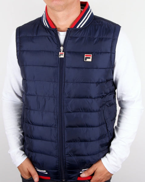 Fila Vintage Canapine Gilet Navy